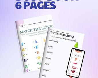 Carpeta de aprendizaje imprimible para niños pequeños: Libro de actividades para la educación en casa (Descargar PDF)