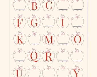 Fehlende Buchstaben Handschrift Praxis | Alphabet Ablaufverfolgung Arbeitsblatt / Vorschule & Kindergarten zum Ausdrucken | ABC Fülle die Lücken