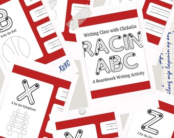 Printable Alphabet Worksheets for Kids: Tracing, Coloring, Handwriting Practice for Kindergarten, Preschool, and Homeschooling