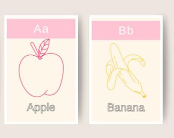 Alphabet Fruits Coloring Book: A-Z Educational Printables (PDF)