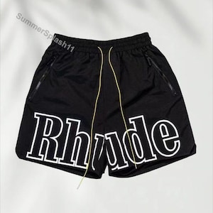 Shorts unissex com letras impressas, shorts de basquete com cordão, roupa de rua da moda