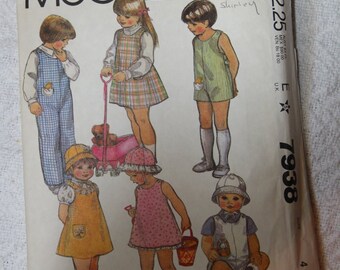 80er Jahre Vintage Sewing Pattern MCCALL 7938