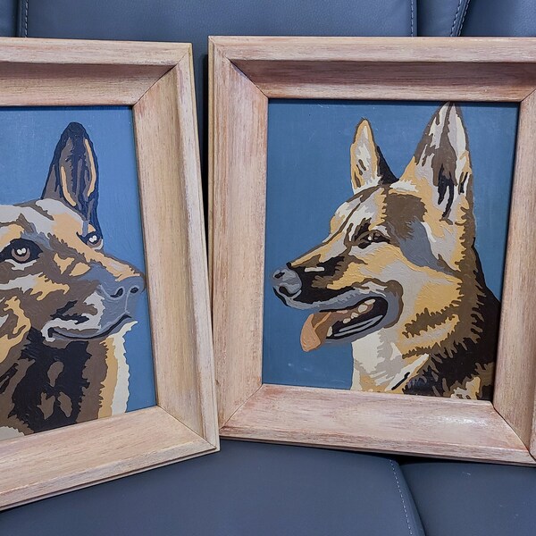 Paint by Number Dogs Etsy