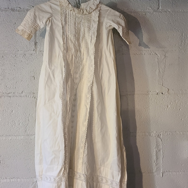 Antique Baptismal or Christening Gown for Baby or Infant