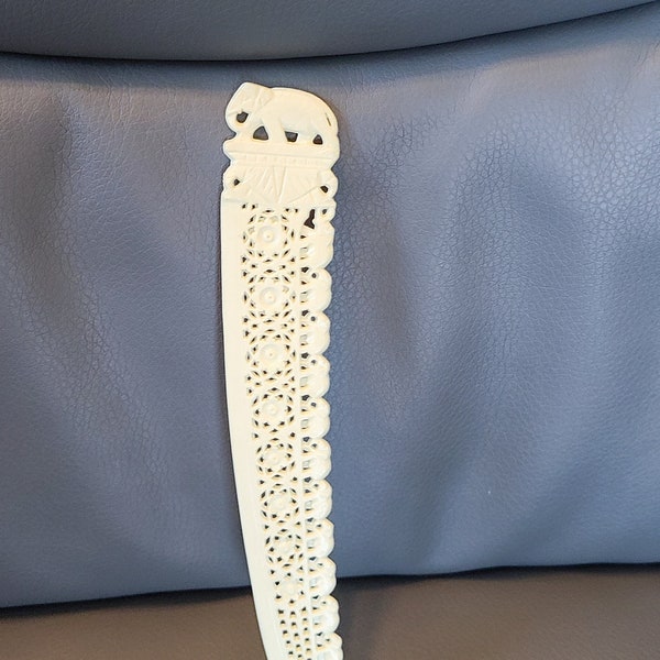 Ivory Letter Opener Elephant Etsy UK