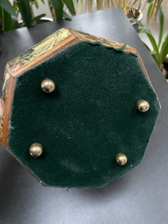 Anton Pieck Decoupage Bakelite Top Handle Purse Hand … Gem