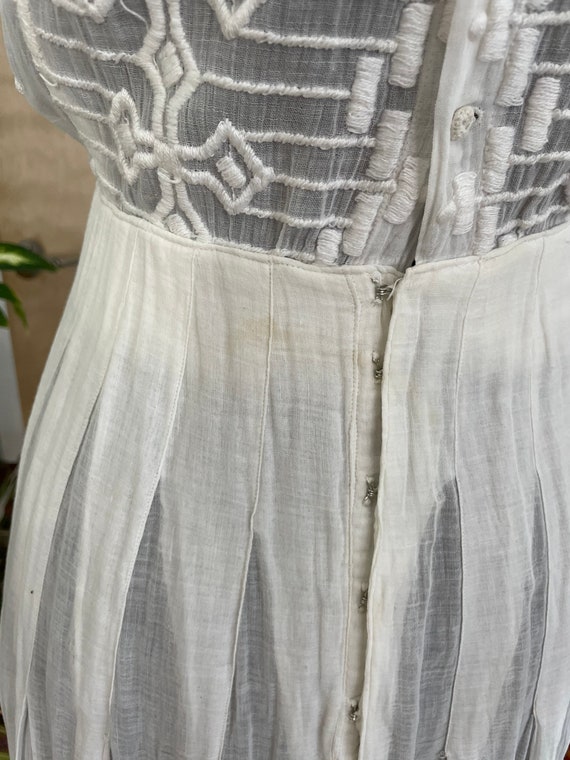 Antique Victorian Dress  Edwardian Tea Gown View 4