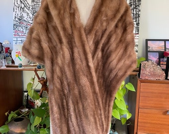 Schiaparelli Mink Shawl Shrug