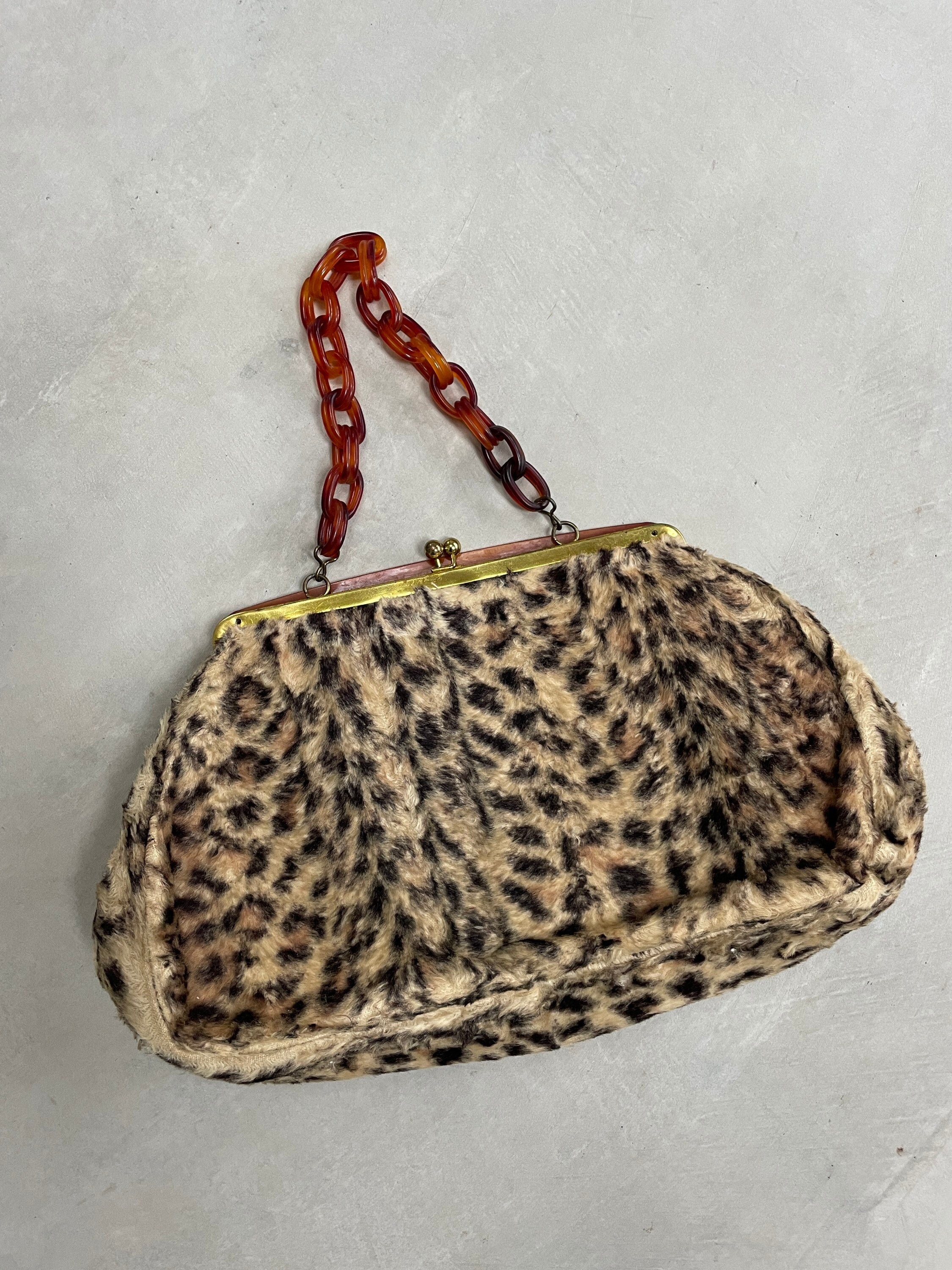 Vintage leopard purse hotsell