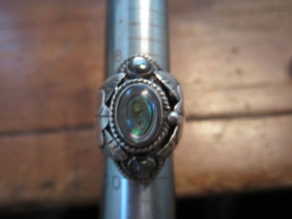 Sterling Silver Poison Ring Adjustable size Taxco… - image 9