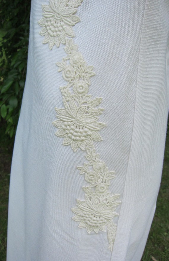 Wedding Dress Gown Convertible Train -Mid Century… - image 5