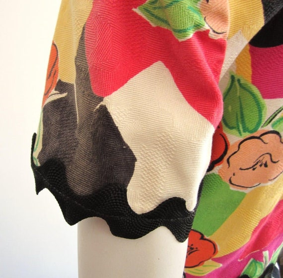 Victor Costa Floral Wiggle Dress w/ Bolero Jacket… - image 5