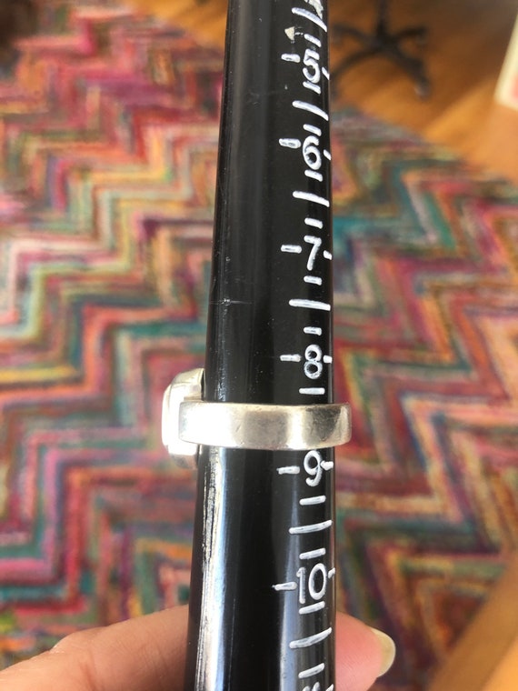 Sterling silver Ring. Amethyst Stone Ring - Moder… - image 7