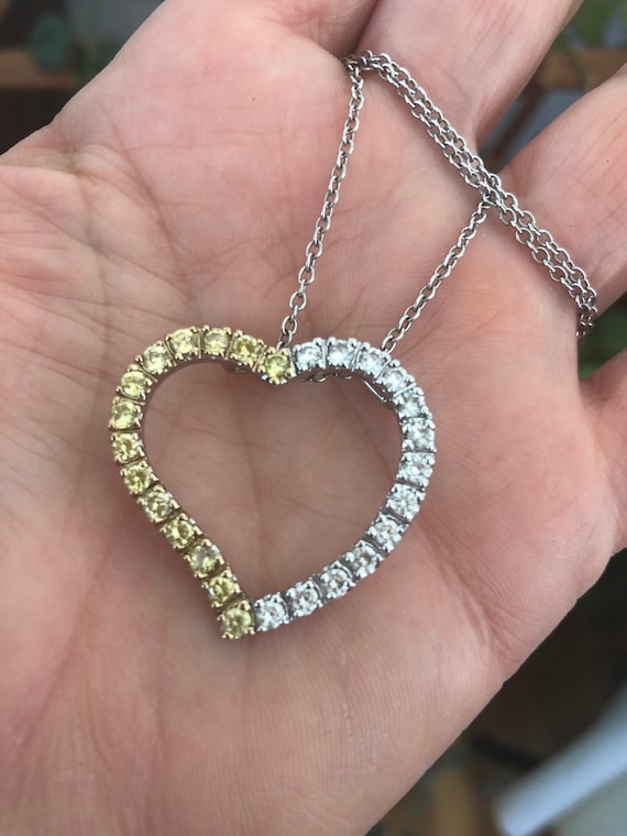 CZ To My Granddaughter Rhodium-Plated Sterling Silver Antiqued Heart Pendant Necklace 18 24x22MM CZ To My Granddaughter Rhodium-Plated Sterling Silver Antiqued Heart Pendant Necklace 18 24x22MM
