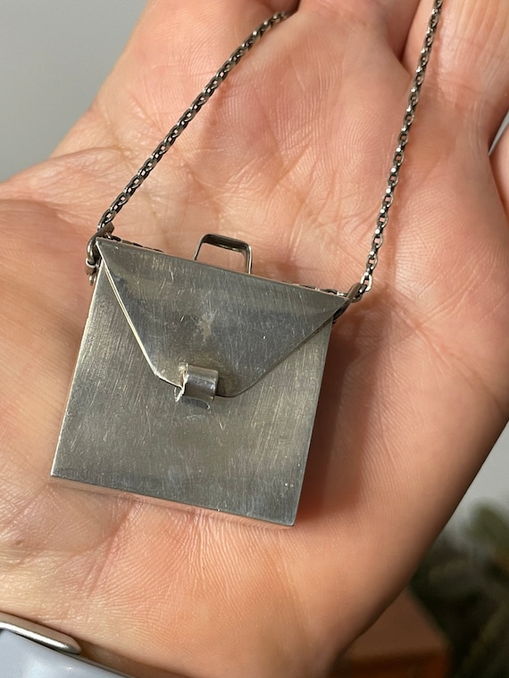 Buy Sterling Silver Pendant Purse Handbag Mexican Silver Necklace