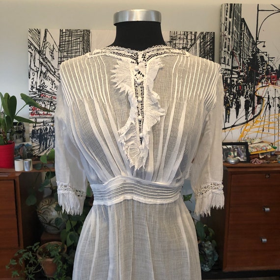 Victorian Tea Dress/ Antique Edwardian Gown Dress… - image 1
