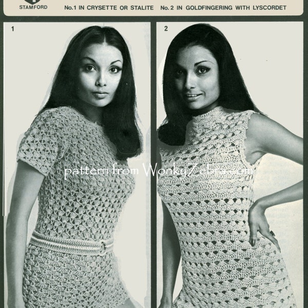 Vintage patrón de ganchillo PDF 021 Hot Pant Playsuit de WonkyZebra