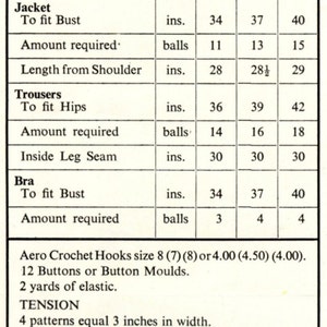 Crochet Trouser Suit Vintage Pattern PDF 393 from WonkyZebra image 5