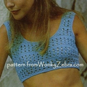Crochet Trouser Suit Vintage Pattern PDF 393 from WonkyZebra image 4