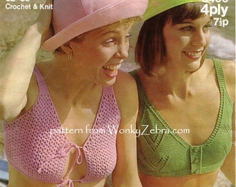 Vintage Festival top Crochet and Knitting Patterns PDF 706 from WonkyZebra