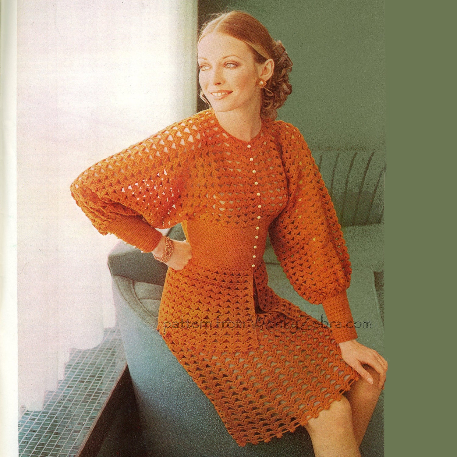 Skirt Suit Crochet Vintage 1970s Pattern PDF 287 From - Etsy