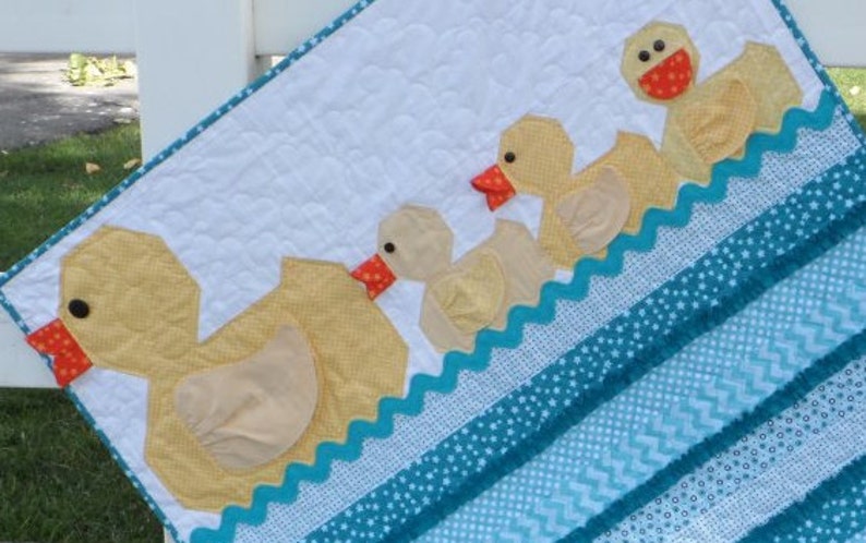 Lucky Ducks Baby Quilt Pattern image 2