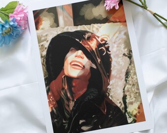 Hyunjin Stray Kids ESCAPE LAUGH Art Print/Poster, Fanart, Matte A5 A4, K-Pop, Gift, STAY