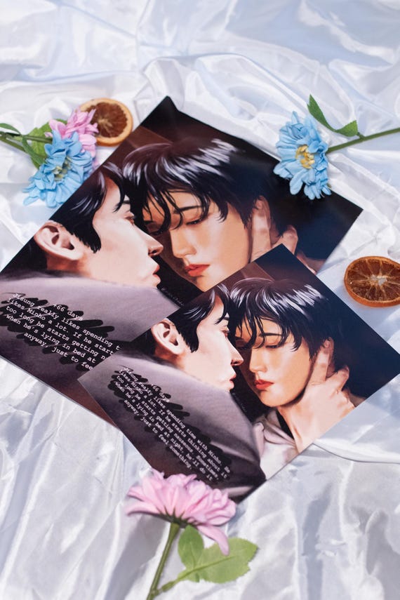Minsung Lee Know and Han “brighter Days” Stray Kids Art Print