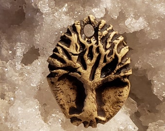 Essential Oil Diffuser  Pendant Hand carved Tree Of Life Aromatherapy
