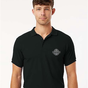 Embroidered This Is The Way Polo Shirt, Mandalorian Embroidery Polo Tee, Star Wars Fan Gift, Galaxy's Edge Polo Shirt, Baby Yoda Shirt