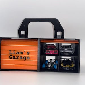Hot-wheels and Matchbox Garage Shaped Carrying Case