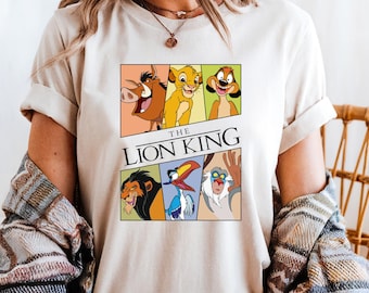 Lion King Characters Shirt, Kids Simba Shirt, Disney Family Trip Shirt, Animal Kingdom Shirt, Baby Lion King Shirt, Disneyland Vacay Shirt