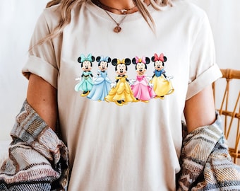 Disney Shirt, Minnie Mouse Princess Shirt, Disneyland Princess, Kids Minnie Tee, Minnie Ears, Disney Trip, Sister Shirt, Disney Magic, Girls