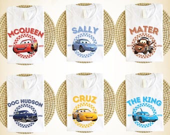 Disney Cars Matching Shirt, Couple Cars Shirt, McQueen Kids Shirt, Disneyland Sally Shirt, Cars Cruz Tee, Disney The King Shirt, Baby Shirt