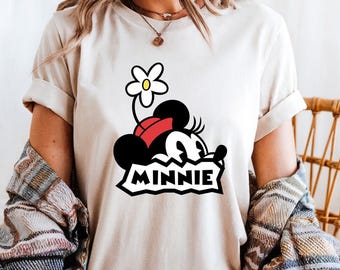 Classic Minnie Shirt, Retro Disney Minnie Mouse Shirt, Kids Disneyland Tee, Baby Disney Vacay Shirt, Women Minnie Tee, Classic Disney Shirt