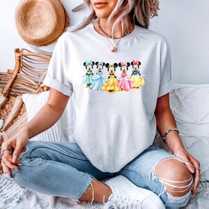 Disney Shirt, Minnie Mouse Princess Shirt, Disneyland Princess, Kids Minnie Tee, Minnie Ears, Disney Trip, Sister Shirt, Disney Magic, Girls image 2