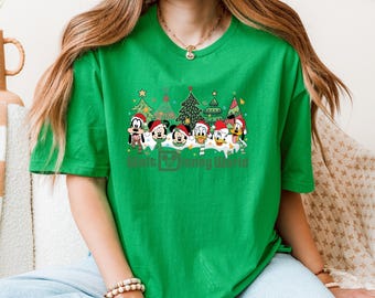 Christmas Disney Shirt, Mickey and Friends Xmas, Disneyland Winter Season Shirt, Kids Xmas Shirt, Family Disney Trip, Kids Xmas Shirt