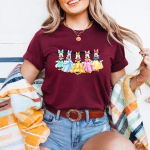 Disney Shirt, Minnie Mouse Princess Shirt, Disneyland Princess, Kids Minnie Tee, Minnie Ears, Disney Trip, Sister Shirt, Disney Magic, Girls image 6