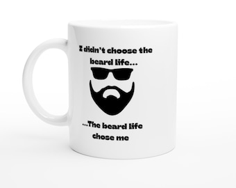 Biały 11-uncjowy ceramiczny kubek