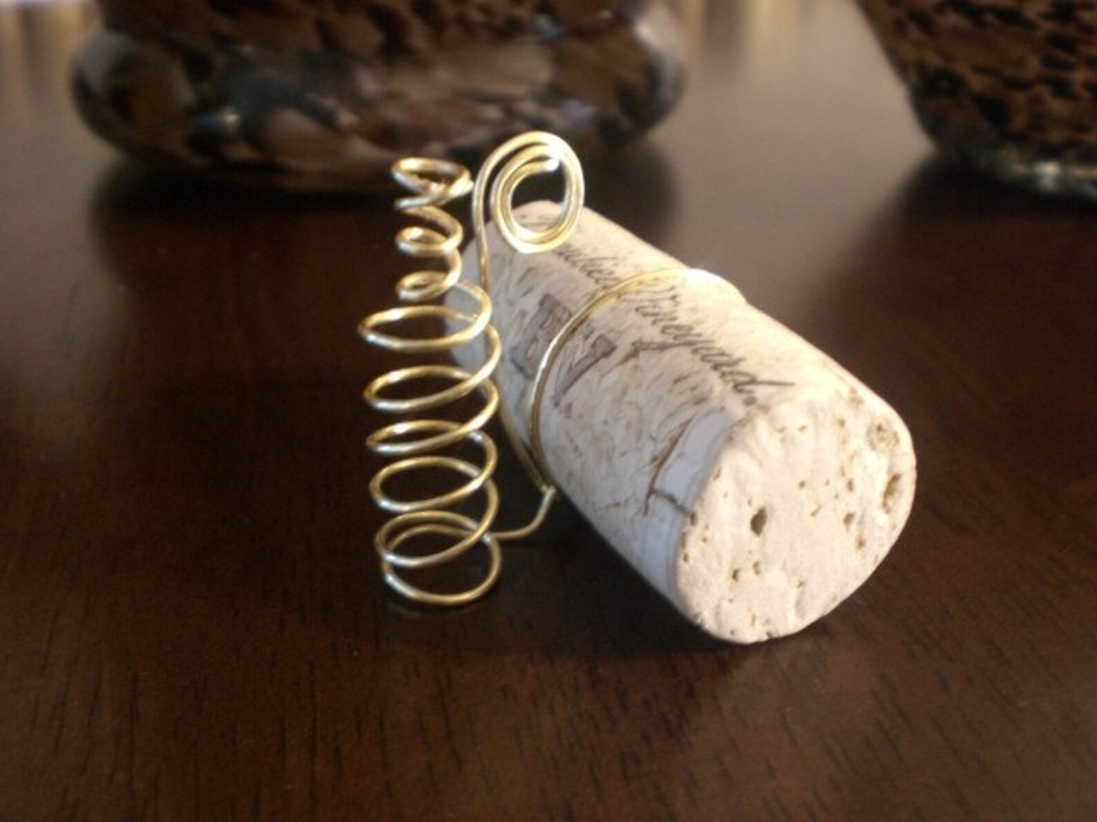 Wine Cork With A Wine Bottle Place Card Holder Set of 10 Etsy