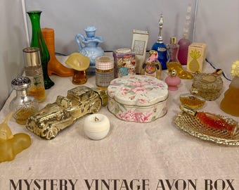 Vintage Mystery Box- Avon Perfume and Cosmetics