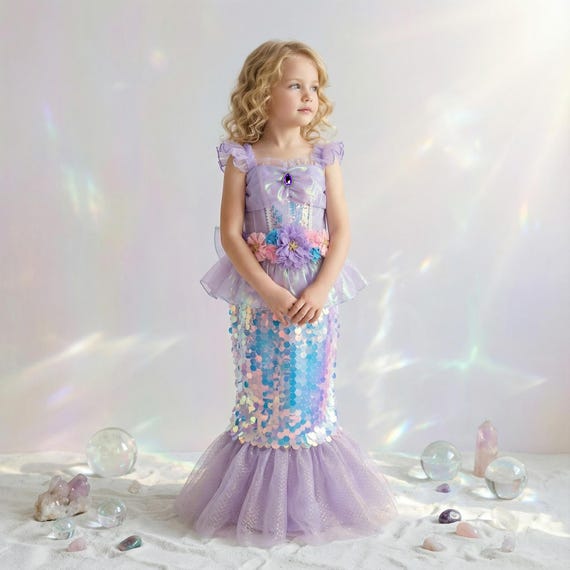 Under The Sea Mermaid Princess Dress Up Set