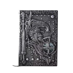 Spartan Leather Journal A5 – Ancient Warrior Notebook | 100 Pages | Handmade Gift for Him | Vintage Diary for Men | Rustic Sketchbook