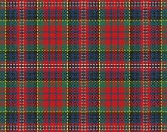 Scottish Tartan Cross Stitch Pattern Large - Macpherson