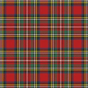 Puede incluir: Patrón digital sin costuras con un diseño de tartán clásico. El patrón presenta una cuadrícula de líneas que se cruzan en rojo, verde, amarillo, blanco y negro, creando un efecto de cuadros tradicional. Adecuado para diversas aplicaciones.