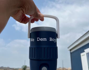 Dallas Football themed 12oz can cooler koozie