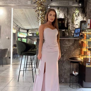 Woman Dress Formal Event Dress Classic Dress Long Dress Elegant Dress Floor Length Dress Wedding Guest Dress Cocktail Dress