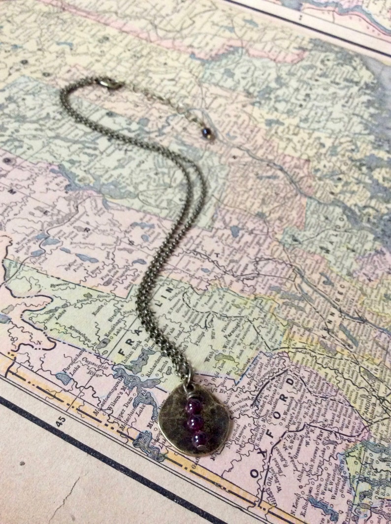 garnet /& brass katahdin earrings sun