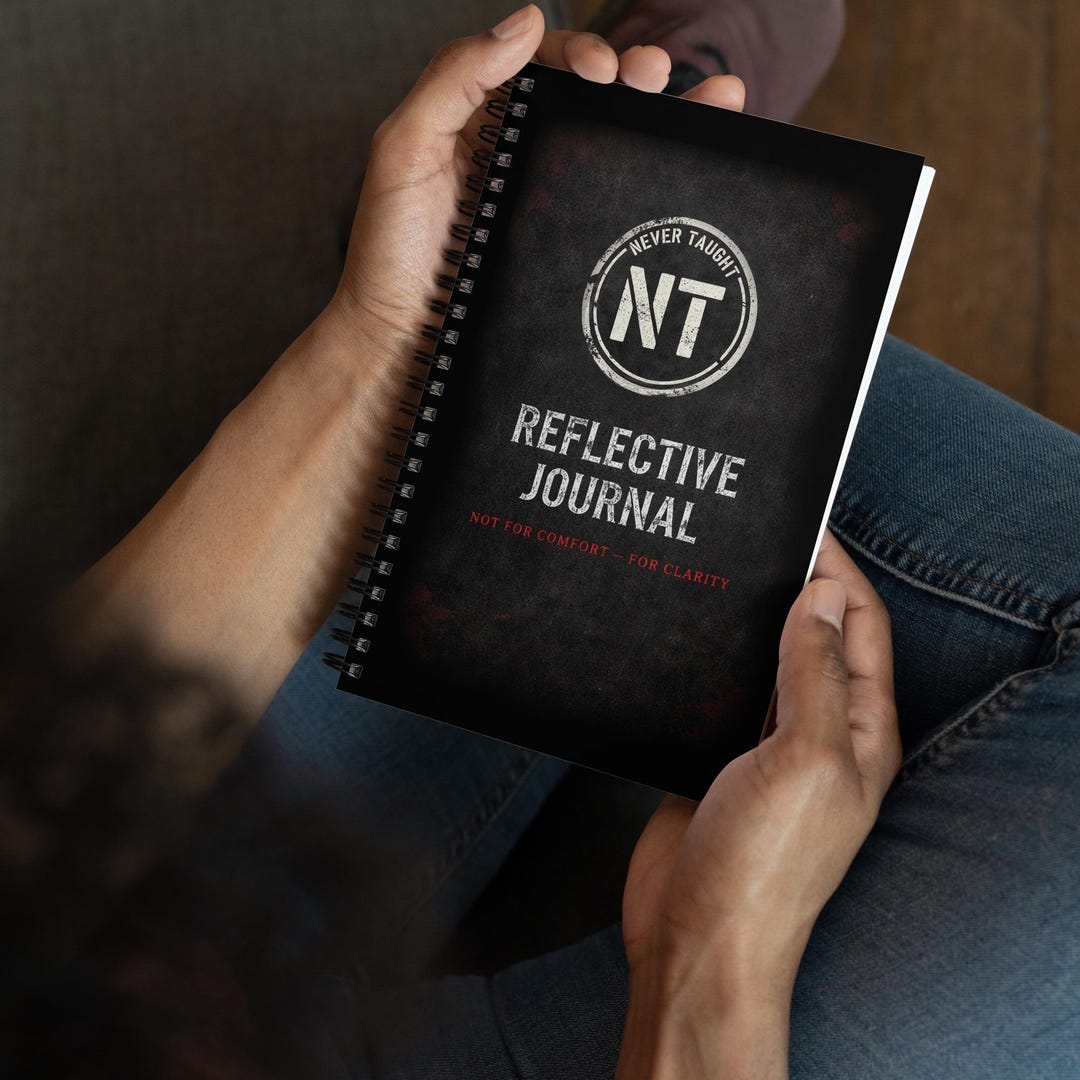 Never Taught Spiral Notebook - Reflective Journal - Etsy