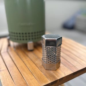 Solo Stove Mesa XL Breather Tube – Stainless Steel Airflow Insert for Enhanced Fire Performance